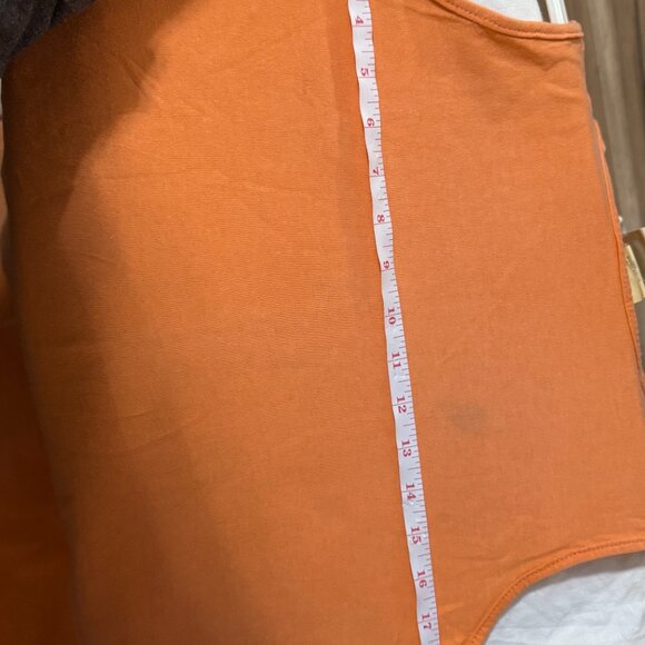 Vintage 1990s Player's Club Orange Women's Shirts | 100% Cotton | Women’s M - Picture 2 of 6